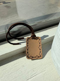 Hand Tooled Leather Ornament/Bag tag - Brandable Item
