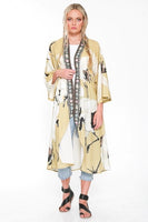 Story of the Crane Kimono  Aratta O/S wasabi 