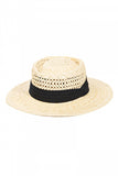 Woven Sun Hat HATS & HAIR - 103 Fame Accessories ivory  