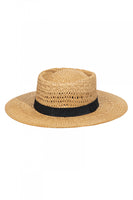 Woven Sun Hat HATS & HAIR - 103 Fame Accessories camel  