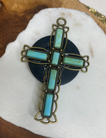 Handcrafted Pop Socket  Moon Child Collective big cross  
