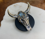 Handcrafted Pop Socket  Moon Child Collective Bull Skull  