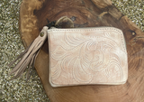Hand-tooled Leather Coin Purse  Leaders in Leather   