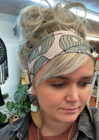 Craft Junkies Headband headband Craft Junkies flat monstera print 