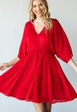 Maria Dress  Jodifl tomato red small 