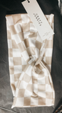 Craft Junkies Headband headband Craft Junkies twist front clay checkered 
