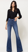 Jeanie Trouser Flare  Vervet   
