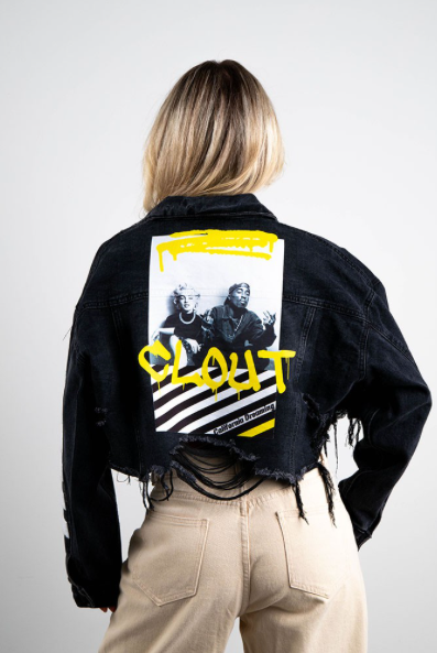 Tupac sales jean jacket
