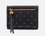 HOBO Lumen Medium Bifold Compact Wallet  HOBO black & stars  