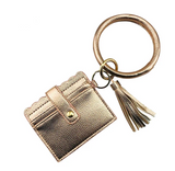 Nomad Key Chain Wallet BAGS & WALLETS - 102 Mimi Wholesale metallic rose gold  