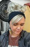 Craft Junkies Headband headband Craft Junkies twist front solid black 